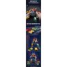 QMAN ENLIGHTEN KEEPPLEY 41109 PHANTOM 6 SIÊU TỐC KẾT HỢP CÔNG THỨC XUẤT SẮC BÁN TẢI RỰC LỬA ĐỊA HÌNH POFENG XE VÔ SONG THỂ THAO YUFENG SỬA ĐỔI NỔ YANFENG bộ đồ chơi xếp lắp ráp ghép mô hình