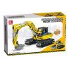 JIESTAR 57017 MÁY XÚC HAI THAY ĐỔI bộ đồ chơi xếp lắp ráp ghép mô hình Technic Kỹ Thuật Công Nghệ Cao Mô Hình Phương Tiện 399 khối