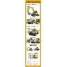 JIESTAR 57017 MÁY XÚC HAI THAY ĐỔI bộ đồ chơi xếp lắp ráp ghép mô hình Technic Kỹ Thuật Công Nghệ Cao Mô Hình Phương Tiện 399 khối