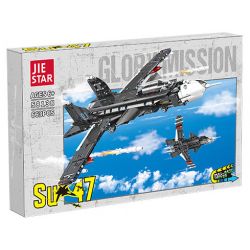 JIESTAR 58138 TIÊM KÍCH SU-47 bộ đồ chơi xếp lắp ráp ghép mô hình Technic SU-47 FIGHTER AIRCRAFT Kỹ Thuật Công Nghệ Cao Mô Hình Phương Tiện 669 khối