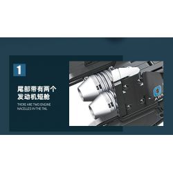 JIESTAR 58138 TIÊM KÍCH SU-47 bộ đồ chơi xếp lắp ráp ghép mô hình Technic SU-47 FIGHTER AIRCRAFT Kỹ Thuật Công Nghệ Cao Mô Hình Phương Tiện 669 khối