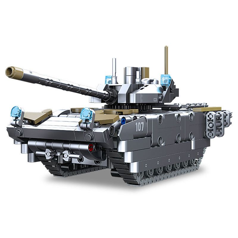  JIESTAR 58115 T-14 Armata Xếp hình lắp ráp ghép mô hình Thiết giáp T-14