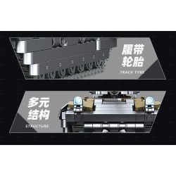 JIESTAR 58115 THIẾT GIÁP T-14 bộ đồ chơi xếp lắp ráp ghép mô hình Technic T-14 ARMATA Kỹ Thuật Công Nghệ Cao Mô Hình Phương Tiện 613 khối