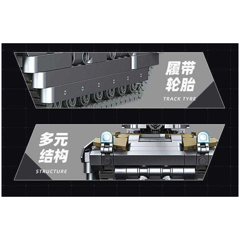 JIESTAR 58115 THIẾT GIÁP T-14 bộ đồ chơi xếp lắp ráp ghép mô hình Technic T-14 ARMATA Kỹ Thuật Công Nghệ Cao Mô Hình Phương Tiện 613 khối