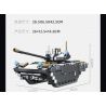 JIESTAR 58115 THIẾT GIÁP T-14 bộ đồ chơi xếp lắp ráp ghép mô hình Technic T-14 ARMATA Kỹ Thuật Công Nghệ Cao Mô Hình Phương Tiện 613 khối