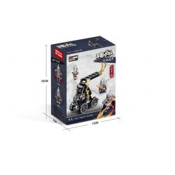 DECOOL BRICKCOOL 20611 TAM QUỐC DIỄN NGHĨA NGỤY CÔNG THÀNH bộ đồ chơi xếp lắp ráp ghép mô hình Three Kingdoms 201 khối