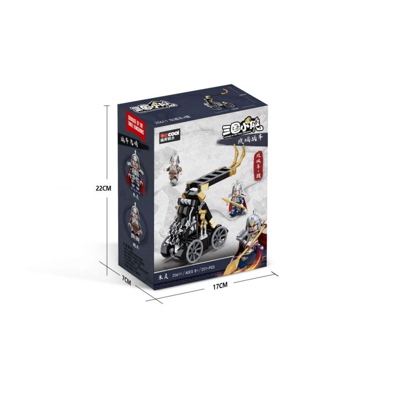 DECOOL BRICKCOOL 20611 TAM QUỐC DIỄN NGHĨA NGỤY CÔNG THÀNH bộ đồ chơi xếp lắp ráp ghép mô hình Three Kingdoms 201 khối