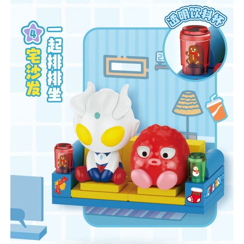 TOP TOY TC2214 2214 ULTRAMAN CẢNH TẮM BONG BÓNG CỰC KỲ HẠNH PHÚC bộ đồ chơi xếp lắp ráp ghép mô hình Movie & Game Phim Và Trò Chơi