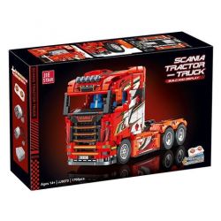 JIESTAR JJ9070 9070 XE TẢI HẠNG NẶNG STANIA bộ đồ chơi xếp lắp ráp ghép mô hình Technic SCANIA TRACTOR TRUCK Kỹ Thuật Công Nghệ Cao Mô Hình Phương Tiện 1708 khối