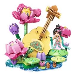 KEEPPLEY K21403 21403 NHẠC CỔ BẢO TÀNG ĐÔN HOÀNG NGUYỄN HIỂN SAY TRONG AO SEN bộ đồ chơi xếp lắp ráp ghép mô hình 310 khối