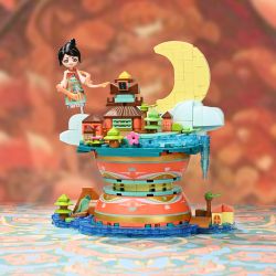 KEEPPLEY K21402 21402 NHẠC CỔ BẢO TÀNG ĐÔN HOÀNG TRỐNG HOA CẦM TRĂNG LƯỠI LIỀM bộ đồ chơi xếp lắp ráp ghép mô hình 270 khối