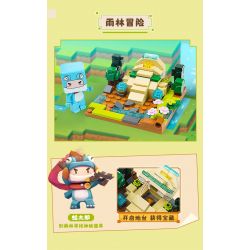 QMAN ENLIGHTEN KEEPPLEY 72049 MINI WORLD BRAVELY ENTER THE MYRA PLANET 4 MÔ HÌNH THOÁT KHỎI NÚI LỬA PHIÊU LƯU TRONG RỪNG NHIỆT ĐỚI KHÁM PHÁ ĐẠI DƯƠNG VÀ DU LỊCH TRẠM SAO bộ đồ chơi xếp lắp ráp ghép mô hình Movie & Game Phim Và Trò Chơi