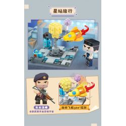 QMAN ENLIGHTEN KEEPPLEY 72049 MINI WORLD BRAVELY ENTER THE MYRA PLANET 4 MÔ HÌNH THOÁT KHỎI NÚI LỬA PHIÊU LƯU TRONG RỪNG NHIỆT ĐỚI KHÁM PHÁ ĐẠI DƯƠNG VÀ DU LỊCH TRẠM SAO bộ đồ chơi xếp lắp ráp ghép mô hình Movie & Game Phim Và Trò Chơi