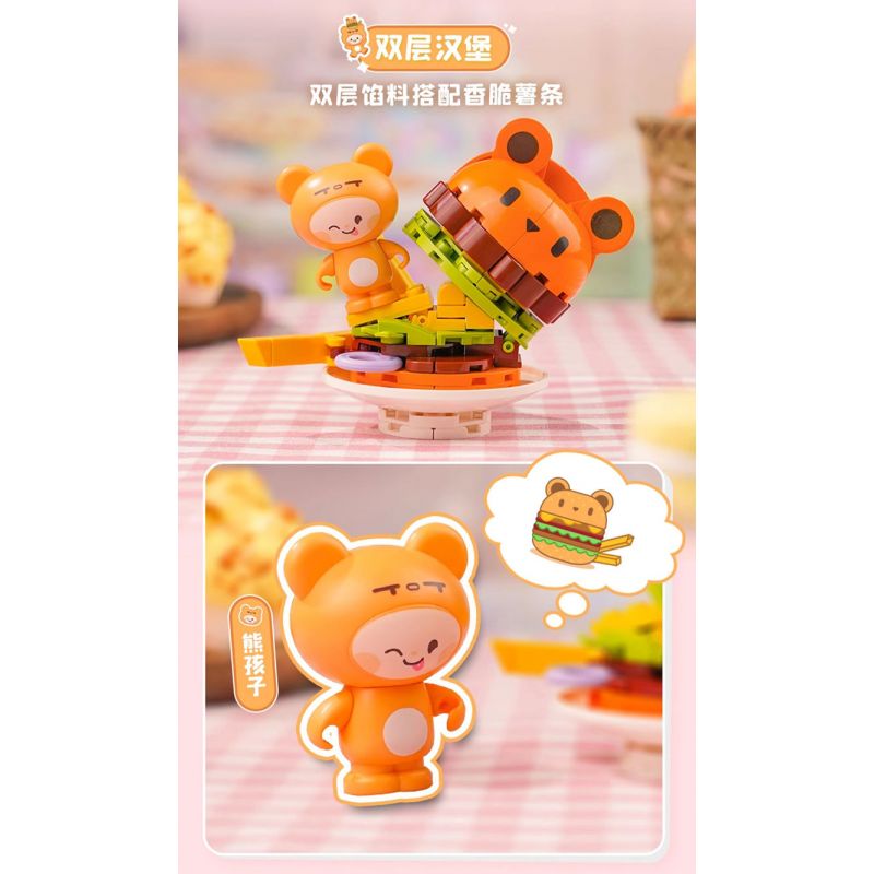 QMAN ENLIGHTEN KEEPPLEY 72050 MINI WORLD GIỜ ĂN 6 MẪU bộ đồ chơi xếp lắp ráp ghép mô hình Movie & Game Phim Và Trò Chơi