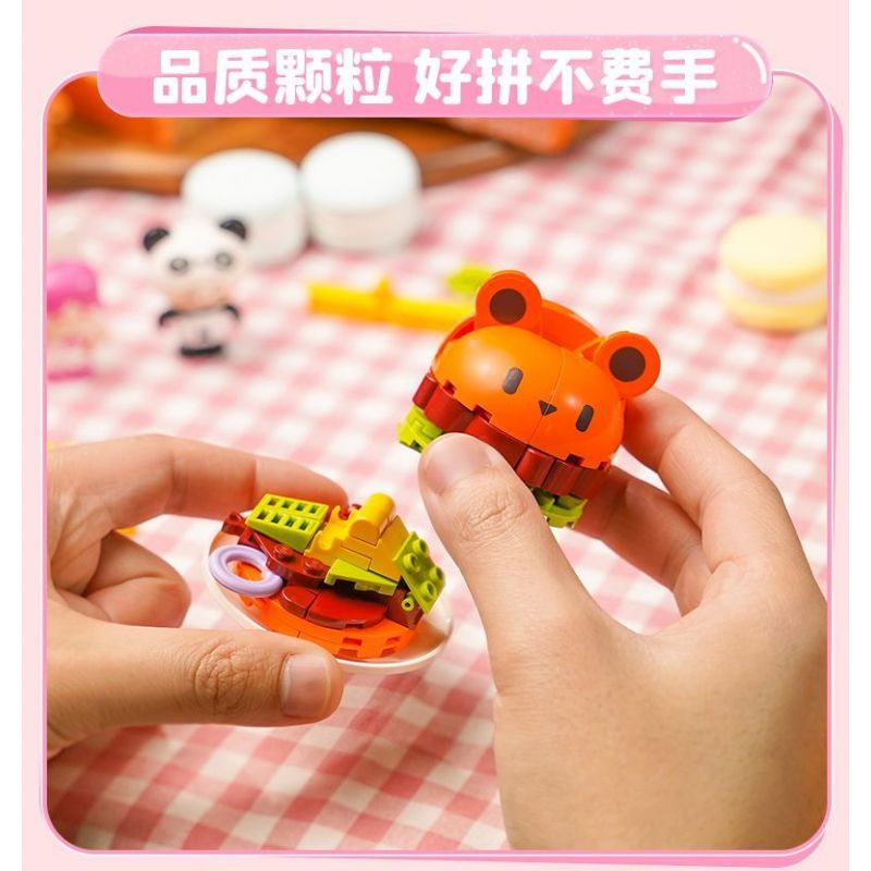 QMAN ENLIGHTEN KEEPPLEY 72050 MINI WORLD GIỜ ĂN 6 MẪU bộ đồ chơi xếp lắp ráp ghép mô hình Movie & Game Phim Và Trò Chơi