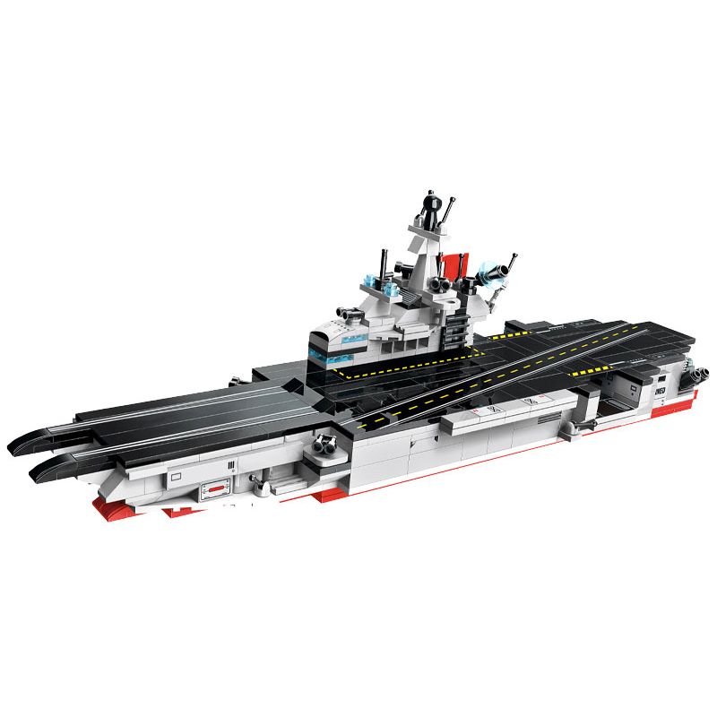 Lego QMAN ENLIGHTEN Keeppley 42205 Xếp hình lắp ráp ghép mô hình Phản ứng kết hợp: Tổ hợp 8 tàu sân bay chạy bằng năng lượng hạt nhân