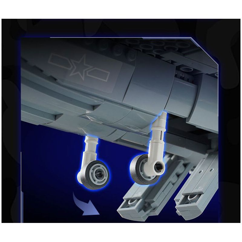 KEEPPLEY 22020 MÁY BAY CHIẾN ĐẤU PHIÊN BẢN NGỤY TRANG J-20 tỷ lệ 1:42 bộ đồ chơi xếp lắp ráp ghép mô hình Military Army Quân Sự Bộ Đội 1096 khối