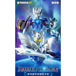 KEEPPLEY 75217 ANH HÙNG SIÊU GIÁP PHONG CÁCH RỰC RỠ ÁO ULTRAMAN ZETA ALPHA bộ đồ chơi xếp lắp ráp ghép mô hình Movie & Game Phim Và Trò Chơi