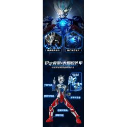 KEEPPLEY 75217 ANH HÙNG SIÊU GIÁP PHONG CÁCH RỰC RỠ ÁO ULTRAMAN ZETA ALPHA bộ đồ chơi xếp lắp ráp ghép mô hình Movie & Game Phim Và Trò Chơi