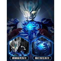 KEEPPLEY 75217 ANH HÙNG SIÊU GIÁP PHONG CÁCH RỰC RỠ ÁO ULTRAMAN ZETA ALPHA bộ đồ chơi xếp lắp ráp ghép mô hình Movie & Game Phim Và Trò Chơi