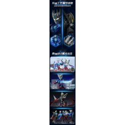 KEEPPLEY 75217 ANH HÙNG SIÊU GIÁP PHONG CÁCH RỰC RỠ ÁO ULTRAMAN ZETA ALPHA bộ đồ chơi xếp lắp ráp ghép mô hình Movie & Game Phim Và Trò Chơi