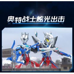 KEEPPLEY 75217 ANH HÙNG SIÊU GIÁP PHONG CÁCH RỰC RỠ ÁO ULTRAMAN ZETA ALPHA bộ đồ chơi xếp lắp ráp ghép mô hình Movie & Game Phim Và Trò Chơi