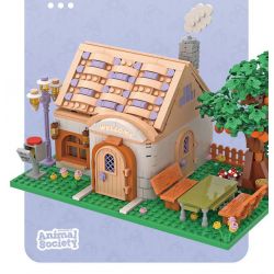 SMALL ANGLE JD036 HIỆP HỘI ĐỘNG VẬT bộ đồ chơi xếp lắp ráp ghép mô hình Movie & Game ANIMAL SOCIETY Phim Và Trò Chơi 889 khối