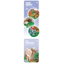 SMALL ANGLE JD036 HIỆP HỘI ĐỘNG VẬT bộ đồ chơi xếp lắp ráp ghép mô hình Movie & Game ANIMAL SOCIETY Phim Và Trò Chơi 889 khối