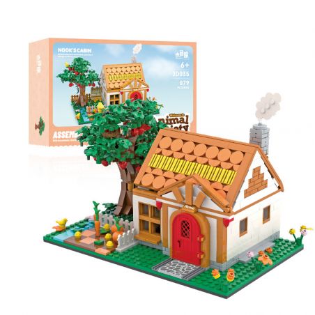 SMALL ANGLE JD035 HIỆP HỘI ĐỘNG VẬT bộ đồ chơi xếp lắp ráp ghép mô hình Movie & Game ANIMAL SOCIETY HUI HUT Phim Và Trò Chơi 879 khối