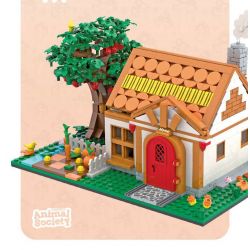 SMALL ANGLE JD035 HIỆP HỘI ĐỘNG VẬT bộ đồ chơi xếp lắp ráp ghép mô hình Movie & Game ANIMAL SOCIETY HUI HUT Phim Và Trò Chơi 879 khối