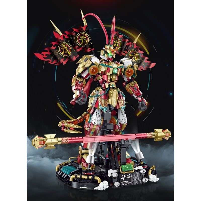 GULY 80502 MONKEY KING MECHA PHIÊN BẢN GIỚI HẠN bộ đồ chơi xếp lắp ráp ghép mô hình 3617 khối