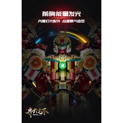 GULY 80502 MONKEY KING MECHA PHIÊN BẢN GIỚI HẠN bộ đồ chơi xếp lắp ráp ghép mô hình 3617 khối
