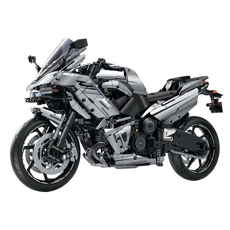  GULY 60525 Kawasaki Xếp hình lắp ráp ghép mô hình xe máy