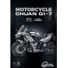 10753 GULY 60525 XE MÁY tỷ lệ 1:5 bộ đồ chơi xếp lắp ráp ghép mô hình Technic KAWASAKI Kỹ Thuật Công Nghệ Cao Mô Hình Phương Tiện 2156 khối