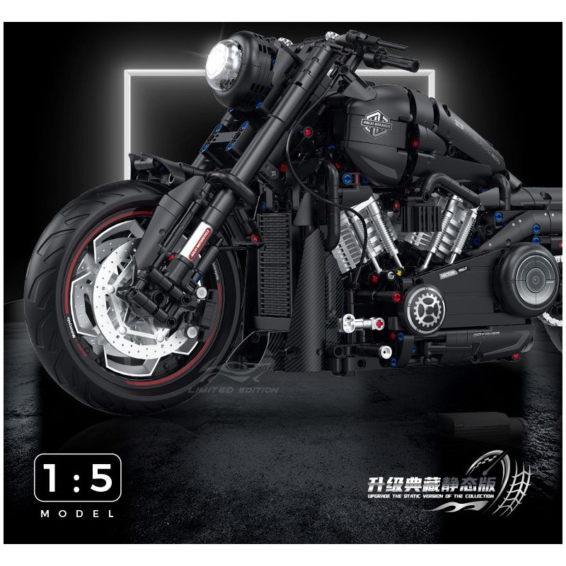 GULY 60521 XE MÁY ĐUÔI MỀM tỷ lệ 1:5 bộ đồ chơi xếp lắp ráp ghép mô hình Technic Kỹ Thuật Công Nghệ Cao Mô Hình Phương Tiện 2260 khối