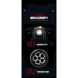 GULY 60521 XE MÁY ĐUÔI MỀM tỷ lệ 1:5 bộ đồ chơi xếp lắp ráp ghép mô hình Technic Kỹ Thuật Công Nghệ Cao Mô Hình Phương Tiện 2260 khối