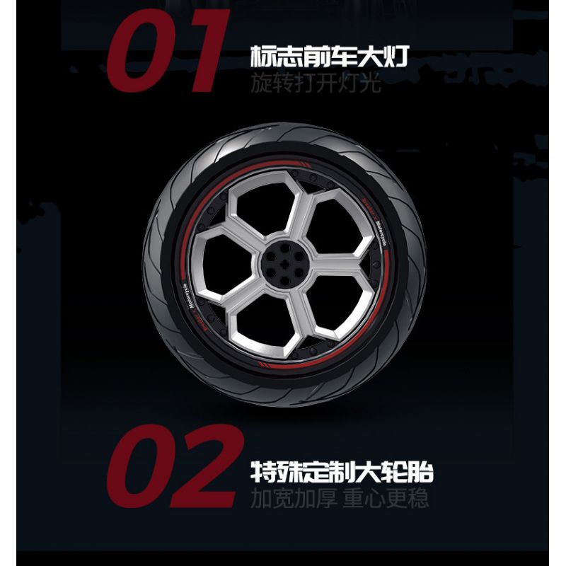 GULY 60521 XE MÁY ĐUÔI MỀM tỷ lệ 1:5 bộ đồ chơi xếp lắp ráp ghép mô hình Technic Kỹ Thuật Công Nghệ Cao Mô Hình Phương Tiện 2260 khối