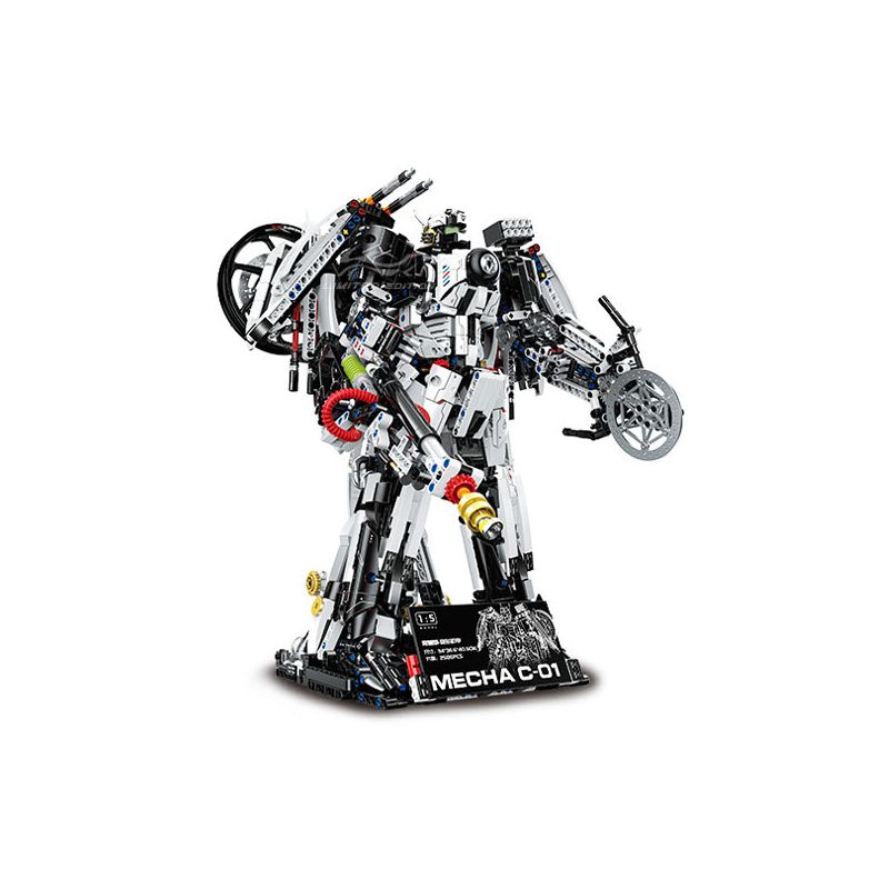 GULY 60520 XE MÁY BIẾN HÌNH tỷ lệ 1:5 bộ đồ chơi xếp lắp ráp ghép mô hình Technic LOTUS C-01 Kỹ Thuật Công Nghệ Cao Mô Hình Phương Tiện 2616 khối