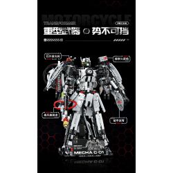 GULY 60520 XE MÁY BIẾN HÌNH tỷ lệ 1:5 bộ đồ chơi xếp lắp ráp ghép mô hình Technic LOTUS C-01 Kỹ Thuật Công Nghệ Cao Mô Hình Phương Tiện 2616 khối