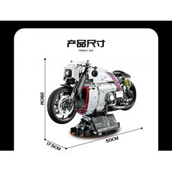 GULY 60520 XE MÁY BIẾN HÌNH tỷ lệ 1:5 bộ đồ chơi xếp lắp ráp ghép mô hình Technic LOTUS C-01 Kỹ Thuật Công Nghệ Cao Mô Hình Phương Tiện 2616 khối