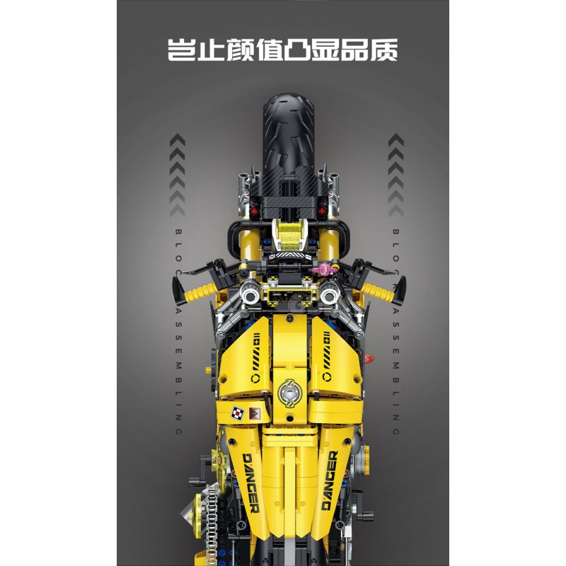 GULY 60519 XE MÁY CYBERPUNK tỷ lệ 1:5 bộ đồ chơi xếp lắp ráp ghép mô hình Technic Kỹ Thuật Công Nghệ Cao Mô Hình Phương Tiện 2752 khối