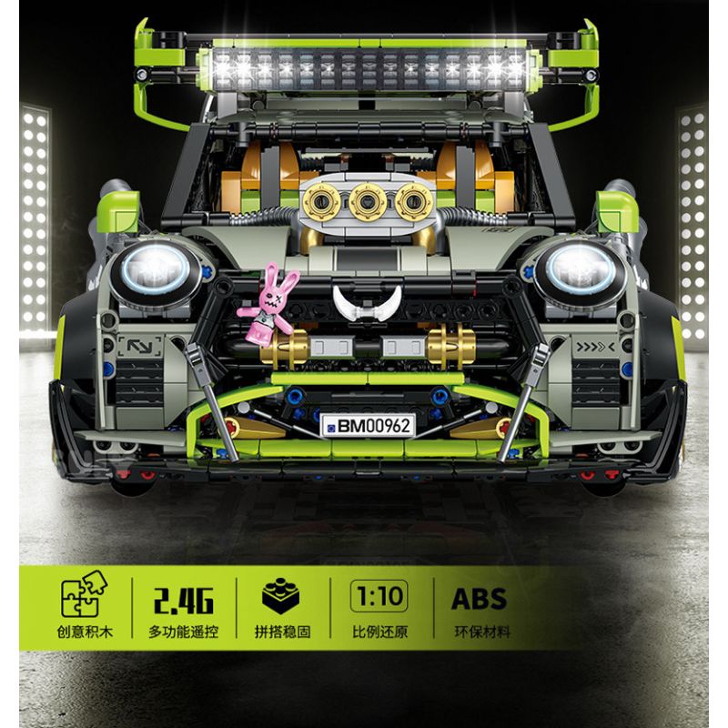 GULY 10632 XE ĐỘ MINI 1:10 tỷ lệ 1:10 bộ đồ chơi xếp lắp ráp ghép mô hình Technic Kỹ Thuật Công Nghệ Cao Mô Hình Phương Tiện 2550 khối