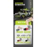 GULY 10632 XE ĐỘ MINI 1:10 tỷ lệ 1:10 bộ đồ chơi xếp lắp ráp ghép mô hình Technic Kỹ Thuật Công Nghệ Cao Mô Hình Phương Tiện 2550 khối