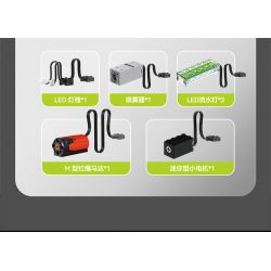 GULY 10632 XE ĐỘ MINI 1:10 tỷ lệ 1:10 bộ đồ chơi xếp lắp ráp ghép mô hình Technic Kỹ Thuật Công Nghệ Cao Mô Hình Phương Tiện 2550 khối