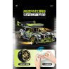 GULY 10632 XE ĐỘ MINI 1:10 tỷ lệ 1:10 bộ đồ chơi xếp lắp ráp ghép mô hình Technic Kỹ Thuật Công Nghệ Cao Mô Hình Phương Tiện 2550 khối