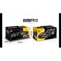 GULY 10631 XE THỂ THAO 1:8 tỷ lệ 1:8 bộ đồ chơi xếp lắp ráp ghép mô hình Technic Kỹ Thuật Công Nghệ Cao Mô Hình Phương Tiện 4368 khối