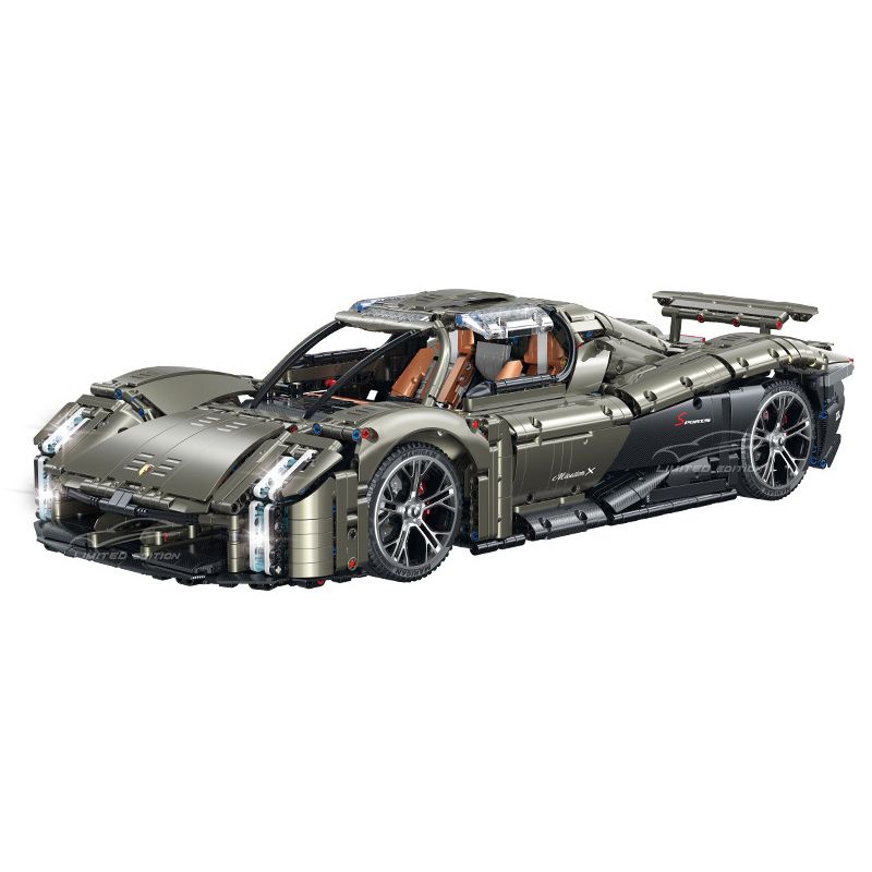 Lego GULY 10626 Porsche Mission X Xếp hình lắp ráp ghép mô hình xe thể thao 1:8