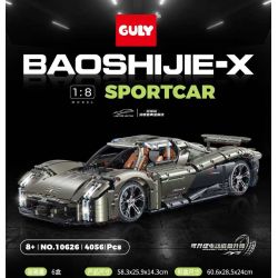 GULY 10626 XE THỂ THAO 1:8 tỷ lệ 1:8 bộ đồ chơi xếp lắp ráp ghép mô hình Technic PORSCHE MISSION X Kỹ Thuật Công Nghệ Cao Mô Hình Phương Tiện 4056 khối