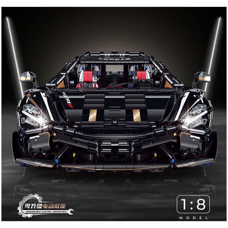 GULY 10625 XE THỂ THAO 1:8 tỷ lệ 1:8 bộ đồ chơi xếp lắp ráp ghép mô hình Technic MCLAREN 720S SPORTCAR Kỹ Thuật Công Nghệ Cao Mô Hình Phương Tiện 3658 khối