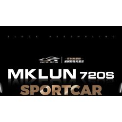 GULY 10625 XE THỂ THAO 1:8 tỷ lệ 1:8 bộ đồ chơi xếp lắp ráp ghép mô hình Technic MCLAREN 720S SPORTCAR Kỹ Thuật Công Nghệ Cao Mô Hình Phương Tiện 3658 khối